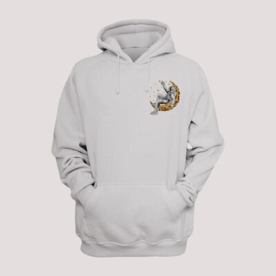 Astronot ve Yıldızlar Baskılı Sweatshirt