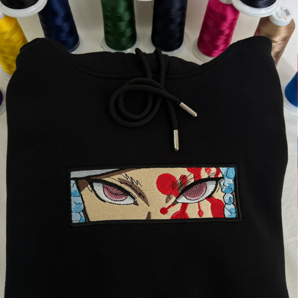 Tengen Eyes Anime Baskılı Oversize Sweatshirt - Görsel 5