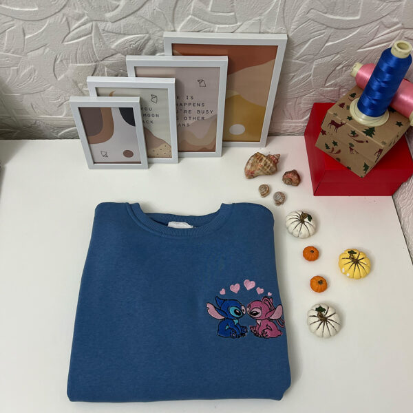 Lilo Baby Angel Love  Özel Baskılı Sweatshirt - Görsel 3