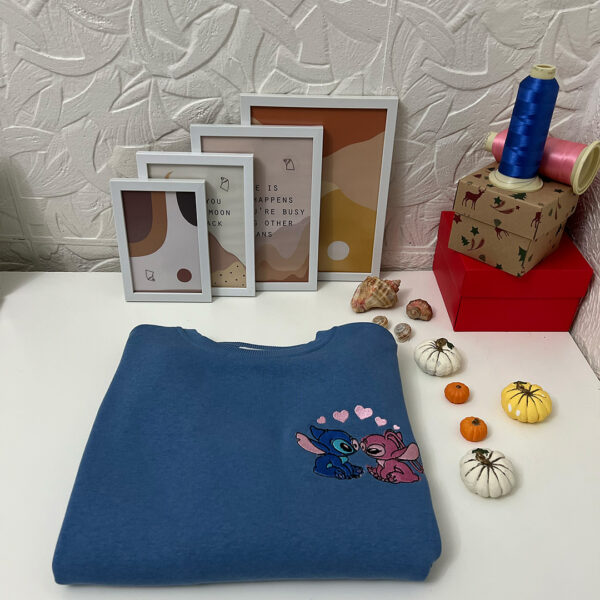 Lilo Baby Angel Love  Özel Baskılı Sweatshirt - Görsel 4