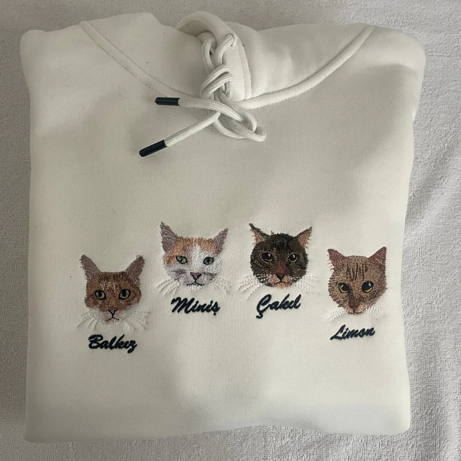 Kişiye Özel Baskılı Sweatshirt Evcil Hayvan Nakışı - Görsel 8