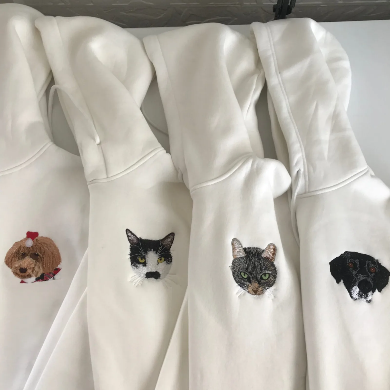 Kişiye Özel Baskılı Sweatshirt Evcil Hayvan Nakışı - Görsel 6