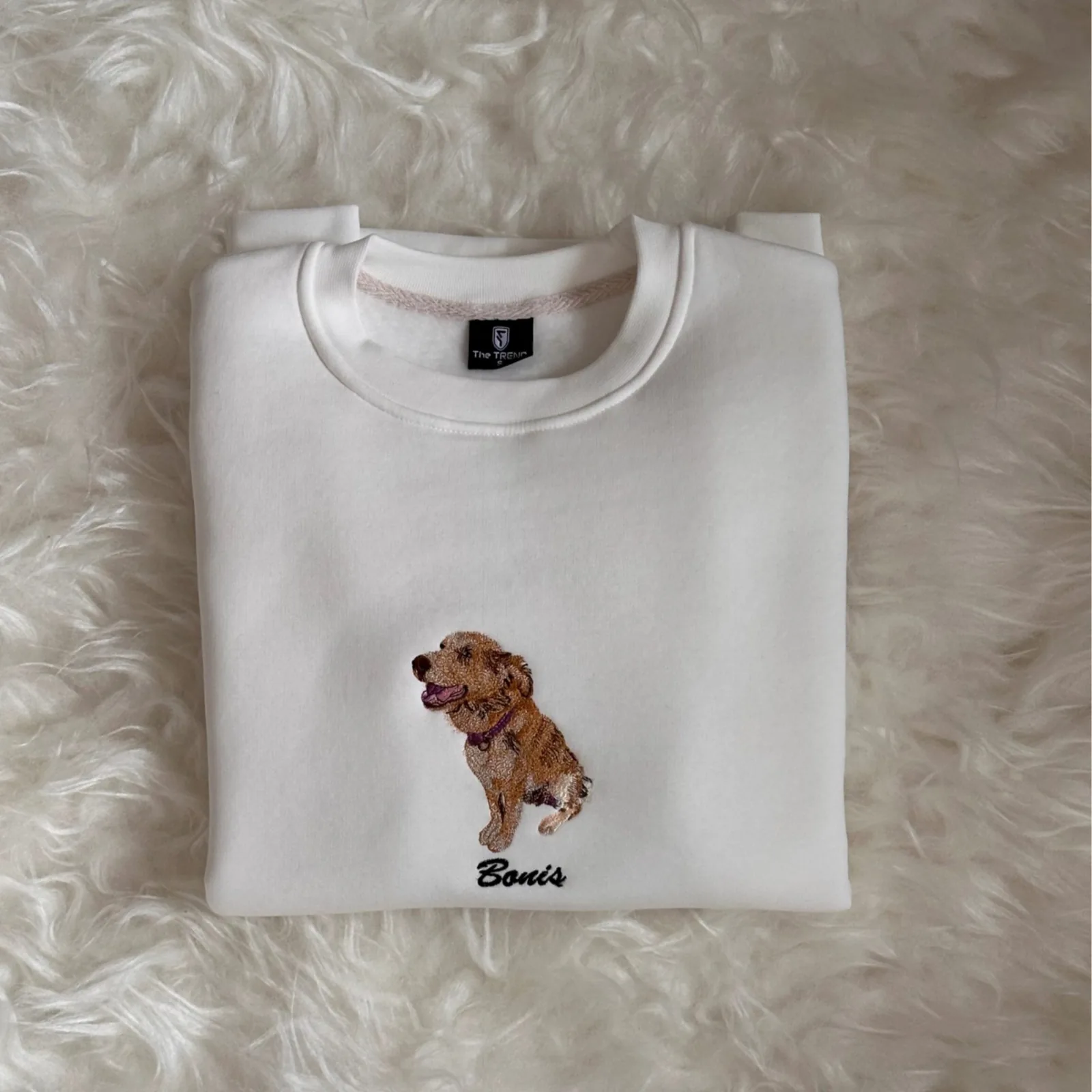 Kişiye Özel Baskılı Sweatshirt Evcil Hayvan Nakışı - Görsel 11