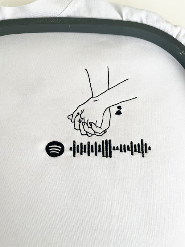 Elele ve Spotify Şarkı Tshirt Baskı - Görsel 3