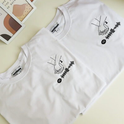 Elele ve Spotify Şarkı Tshirt Baskı