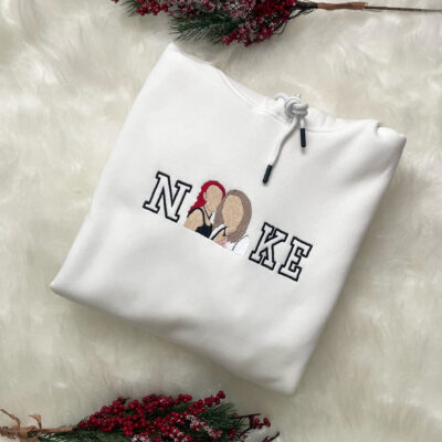 Nike  Hoodie  Nakış Baskı Kapüşonlu