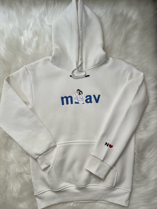 Miav Baskılı Sweatshirt Nakış Baskı - Görsel 2