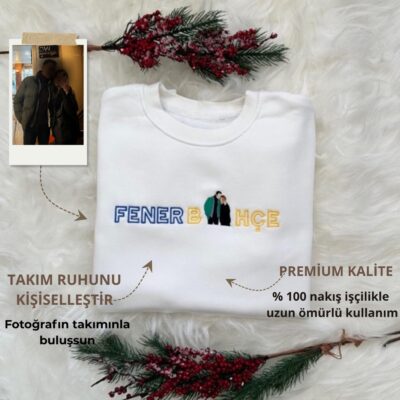 Fenerbahçe Yazılı Fotoğraf Nakışı