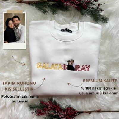 Galatasaray Yazılı Fotoğraf Nakışı