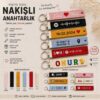 Kişiye Özel Nakışlı Anahtarlık | İsimli Nakışlı Anahtarlık